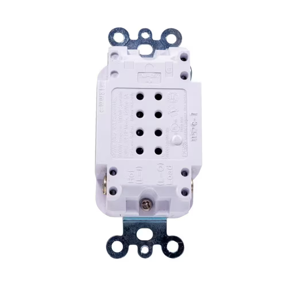 6.4 Amp 7-Day In-Wall Programmable Indoor Digital Timer Switch with No Neutral W