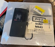 Sony M-440V Handheld Microcassette Recorder SEALED NOS New See Pictures