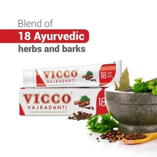 4 PCS VICCO VAJRADANTI TOOTH PASTE AYURVEDIC MEDICINE FOR GUMS & TEETH