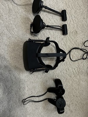 Oculus Rift CV1 Virtual Reality Headset with Touch Controllers and 2 Sensors