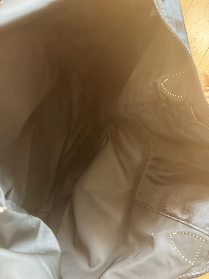 LONGCHAMP Le Pliage - Bolso de Mano Grande, Bolso de Hombro de Viaje de Nylon Negro, Nuevo sin Etiqueta Foto 4 de 4