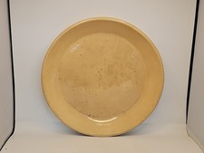 Antique Yellow Ware Pie Plate Stoneware Pie P...