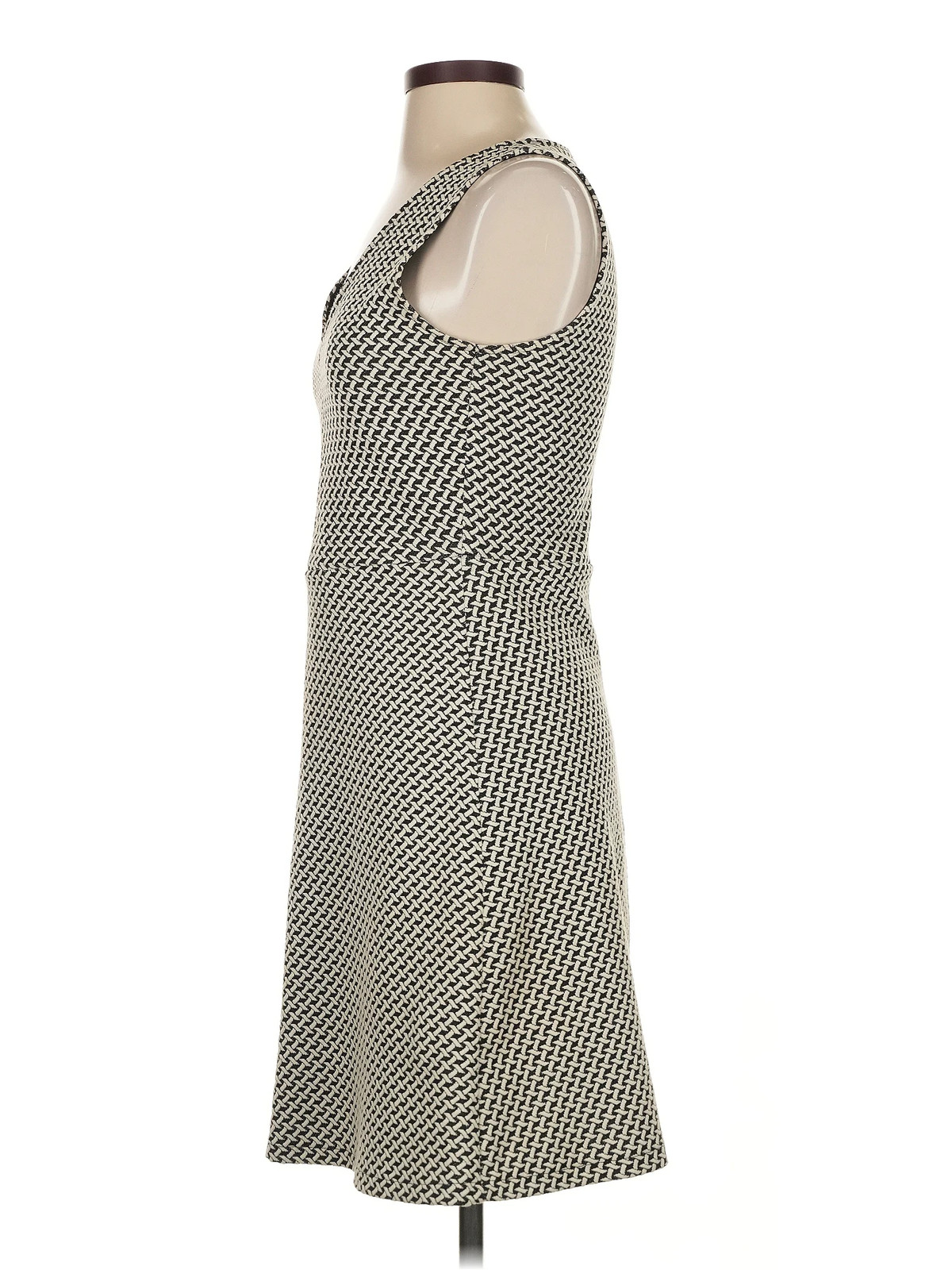 Mango Women Gray Casual Dress 2 thumbnail 4