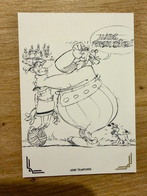 Panini Asterix Sine Tempore Infinito Ingenium Card #385/500 Numbered Rare NM