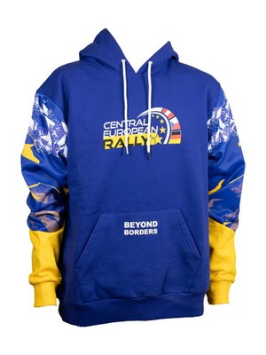 WRC Central European Rally Hoodie, Official CER Rallye Kapuzenpullover, L