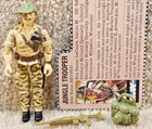 Complete Really Nice Vintage 1984 GI Joe Recondo Jungle Trooper v1 With Filecard