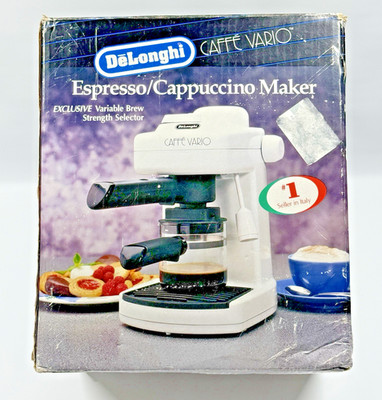 DeLonghi Caffe Vario Espresso Cappuccino Maker + Frother Model BAR-6W Vintage