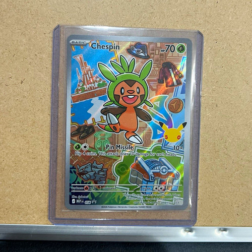 Pokemon TCG Chespin 5/12 Holo Promo McDonald's Collection 2014 English