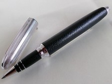 Louis Vuitton Doc Leather Rollerball Pen Black