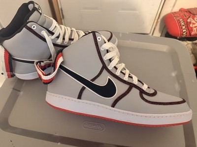 Nike Vandal Supreme Men's Mid Top Lace-Up Athletic Sneakers Gray/Black/Red