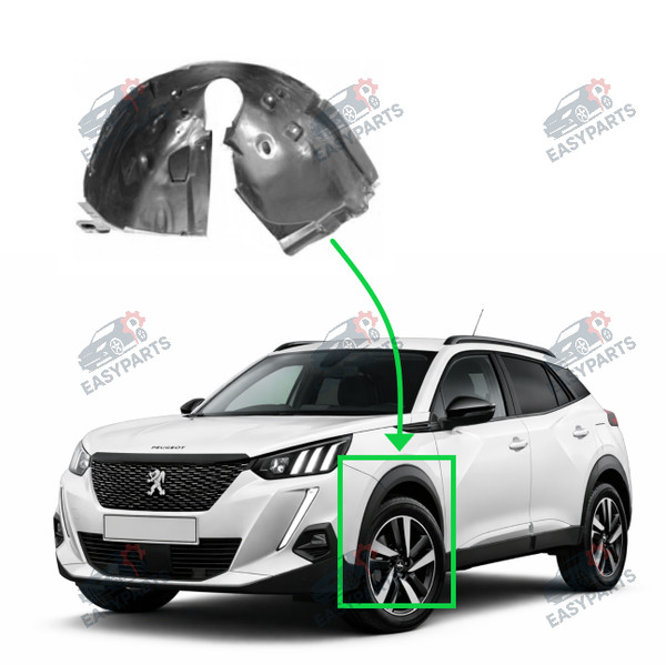 Radlauf StoßStange Locaro Vorne Links FüR Peugeot 2008 2019 - 2024-image