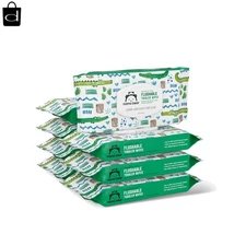 Amazon Brand - Toddler Toilet Wipes, Fragrance Free, Plant-Based Hypoallergen...