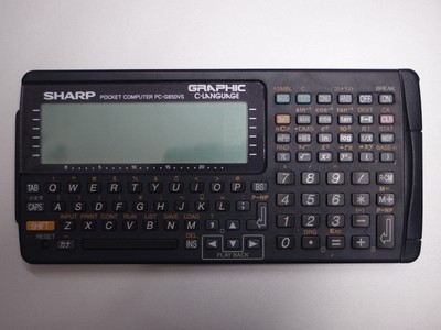 SHARP PC-G850VS BASIC ASSMBLER CALS Pic  C-