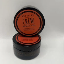 2 PACK-AMERICAN CREW Men's Hair Defining Paste, Medium Hold Hair Gel