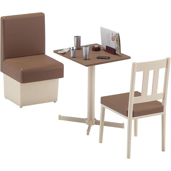 Hasegawa 1/12 figure accessories Series family restaurant tables and chairs