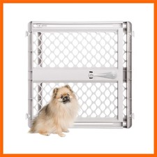 Universal Pet Gate: 26 - 42 Wide Dog Gate for Doorways with Pressure Fit or...