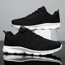 Men's Breathable Casual Running Sneakers Lightweight Mesh Sport Shoes