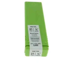 Grex 21 Gauge Brads 3/8 in. - 5,000Ct