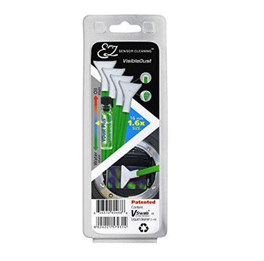 Visible Dust 1.6 EZ Sensor Cleaning Kit -1ml VDust & 4 Green Swabs