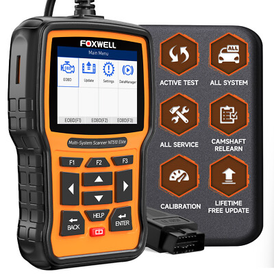 Foxwell NT510 Elite for PEUGEOT Bidirectional Car OBD2 Scanner Diagnostic Engine