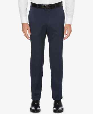 PERRY ELLIS Men's Portfolio Classic-Fit Stretch Crosshatch Dress Pants 33 x 32