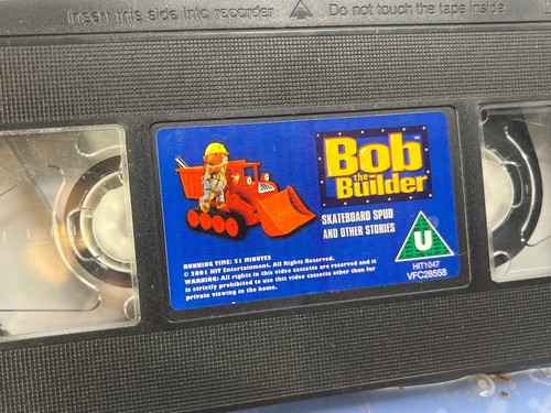 Bob The Builder VHS – Skateboard Spud & Other Stories BBC Kids Video PAL 2000s - Picture 4 of 4