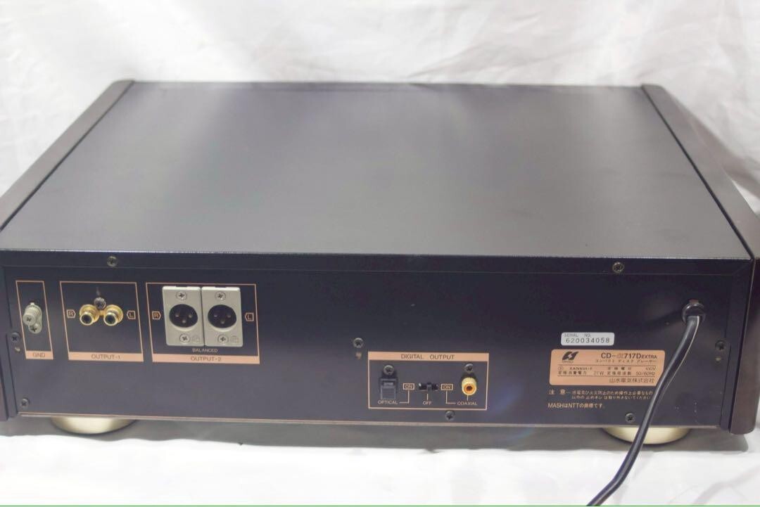 SANSUI CD-α717D Extra α-X Balanced CD Player Deck 27W Black