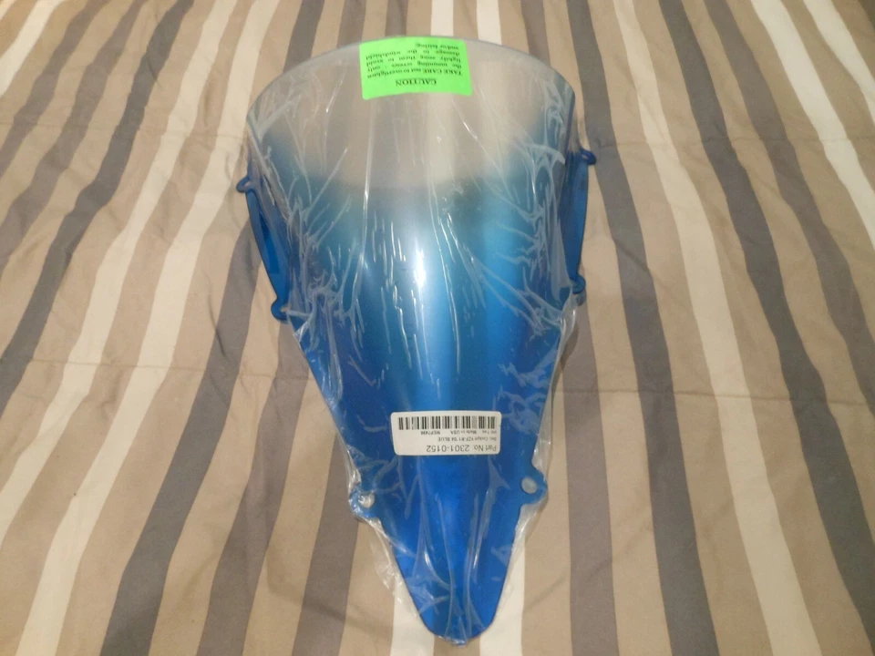 Новый Memphis абажуры Yamaha 04-06 YZF-R1 синий ветровое стекло # 2301-0152 - Изображение 4 из 4