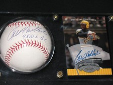 BILL MADLOCK  AUTOGRAPHED  BALL  AND  CARD  COMBO  see description  PIRATES