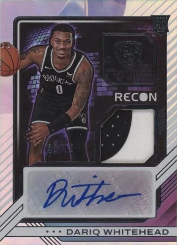 2023-24 Panini Recon - Dariq Whitehead #RJA-DRQ