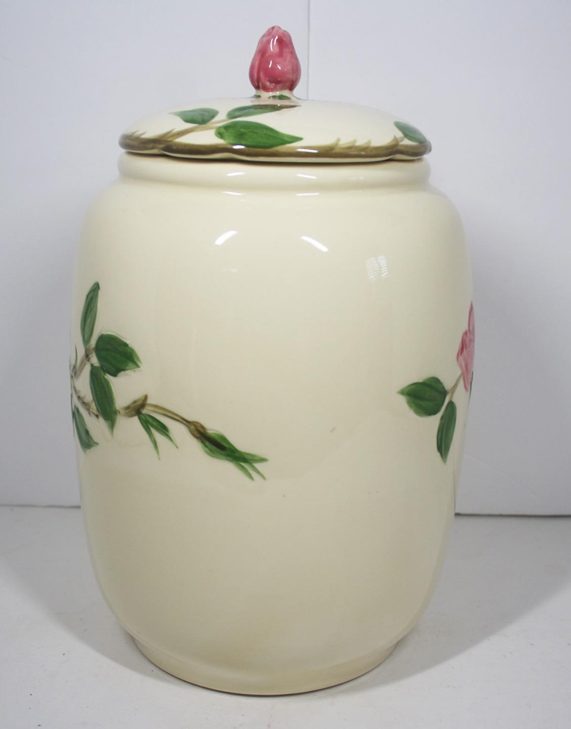 Franciscan Desert Rose Cookie Jar 19641966 Complete TV Logo eBay