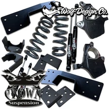 4"/6" Drop Lowering Kit For 1999-2007 Chevy Silverado GMC Sierra 1500 2WD V8