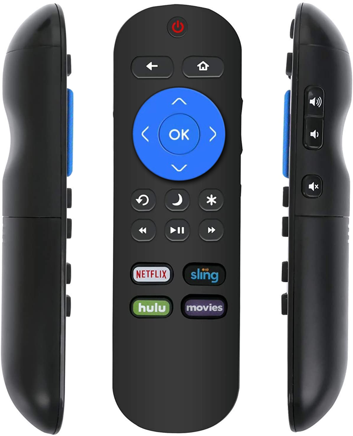 For Insigia Led Roku Tv W/ Netflix Sling Hulu Movies Apps