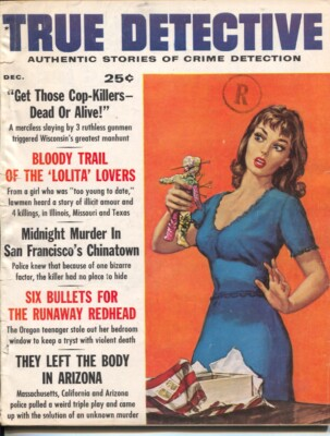 #ad #ad MAG: True Detective 12 1961 MacFadden terrified woman gets impaled voodoo dol... $70.00