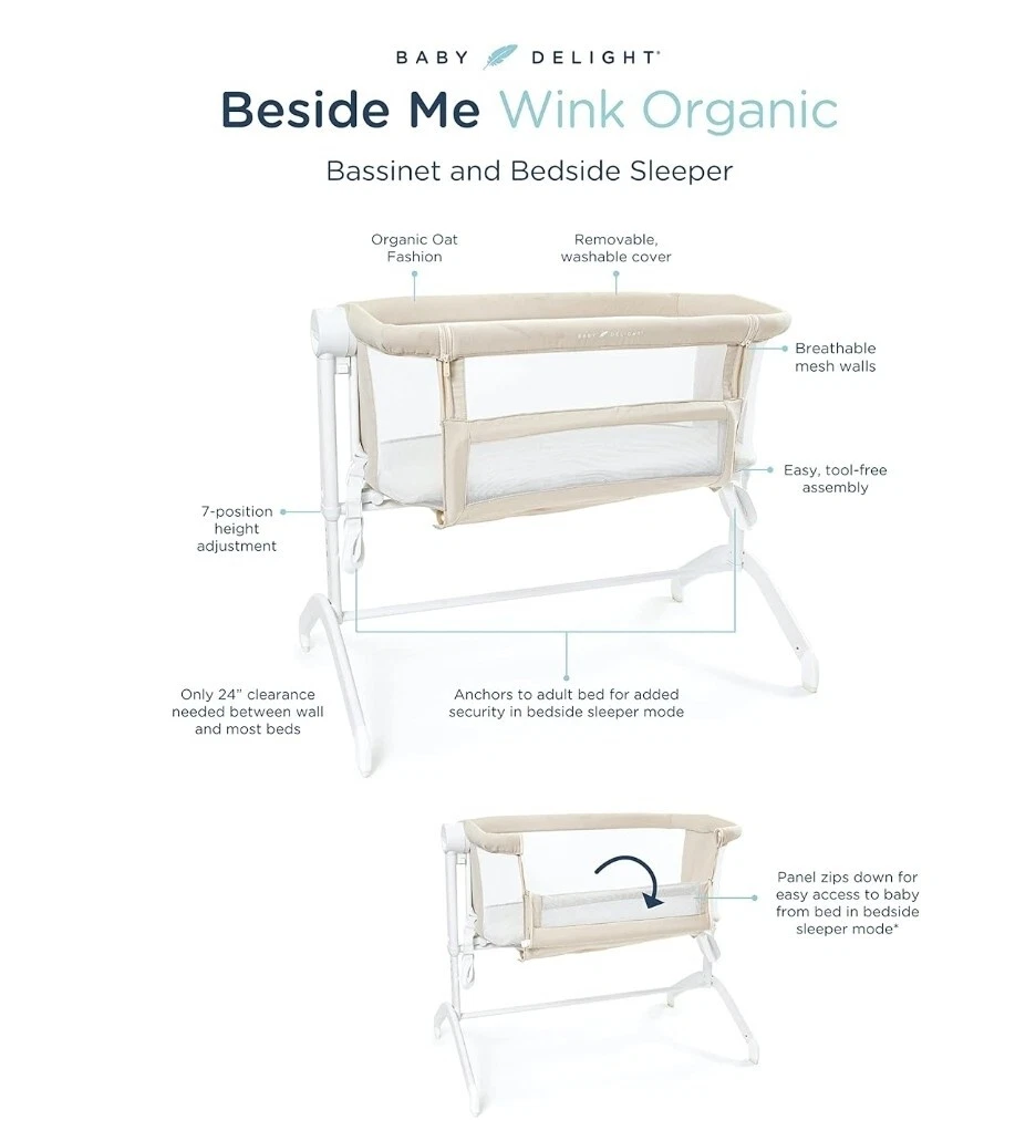 Organic bassinet best sale