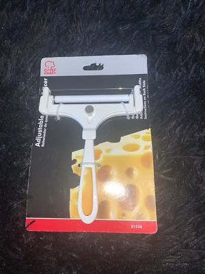 Chef Craft Stainless Wire Adjustable Cheese Slicer - Adjust To Desired Thickness