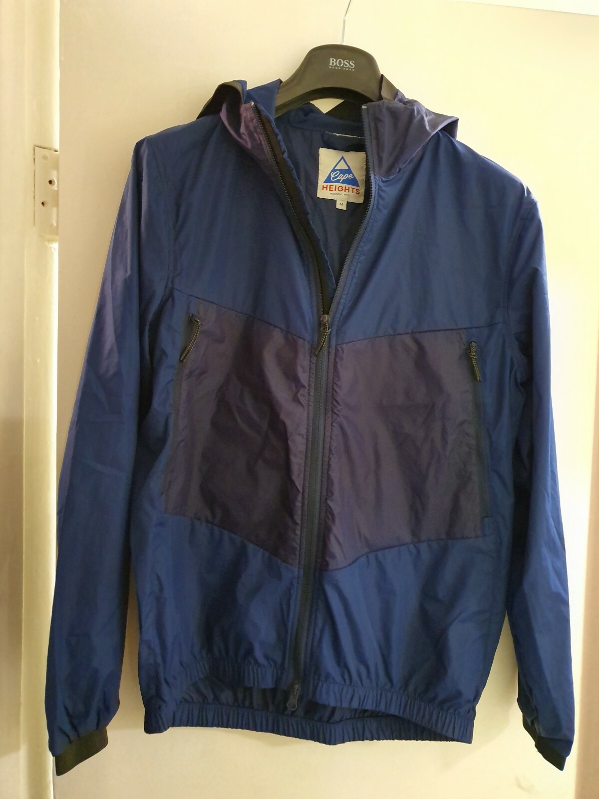 Cape altezze Giacca in Pile Blu Navy medie dimensioni Cape altezze Giacca in Pile Blu Navy medie dimensioni