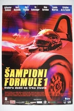 DRIVEN  FORMULA ONE 1 Orig CRO movie poster 2001 SYLVESTER STALLONE RENNY HARLIN