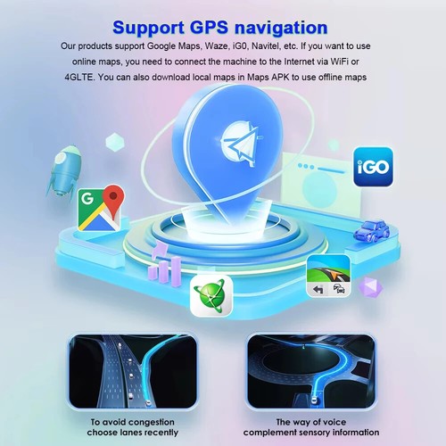 Radio de coche pantalla GPS para Ford Focus 2 Mondeo S/C-Max Kuga Fiesta Fusion CarPlay - Imagen 3 de 34