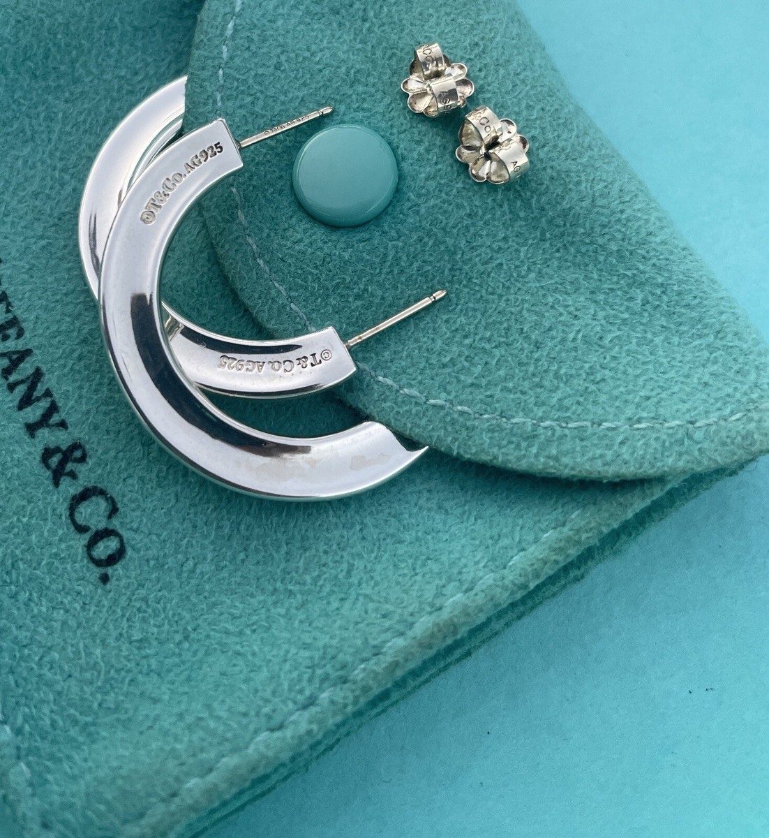 Tiffany & Co. 1837 Large Flat Circle Round Hoop Piercing Tiffany & Co. 1837 Large Flat Circle Round Hoop Piercing
