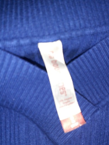 No Boundaries Ladies Blue V-neck Pullover Sweater Junior Size Medium - 第 3/3 張圖片