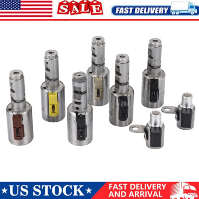 6-speed Trans Solenoid Set 8 Pcs for VW Audi Mini 2003-On 09G TF-60SN/TF60SN