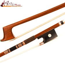 D.PECCATTE Copy Pro Master Pernambuco Violin Bow 4/4 Ebony Big eye Frog 14K Gold