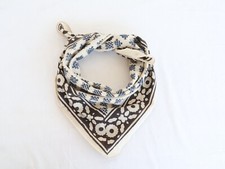 100 Cotton Bandana, Bohemian Style 100 Cotton Neck Scarf Boho Hand Block Print
