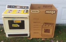 Vintage Little Tikes Range Kitchen Set Oven Stove 1980s