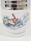 Vintage ~ Royal Worcester ~Porcelain Egg Coddler~Woodland Wren & Finch~England — photo 4