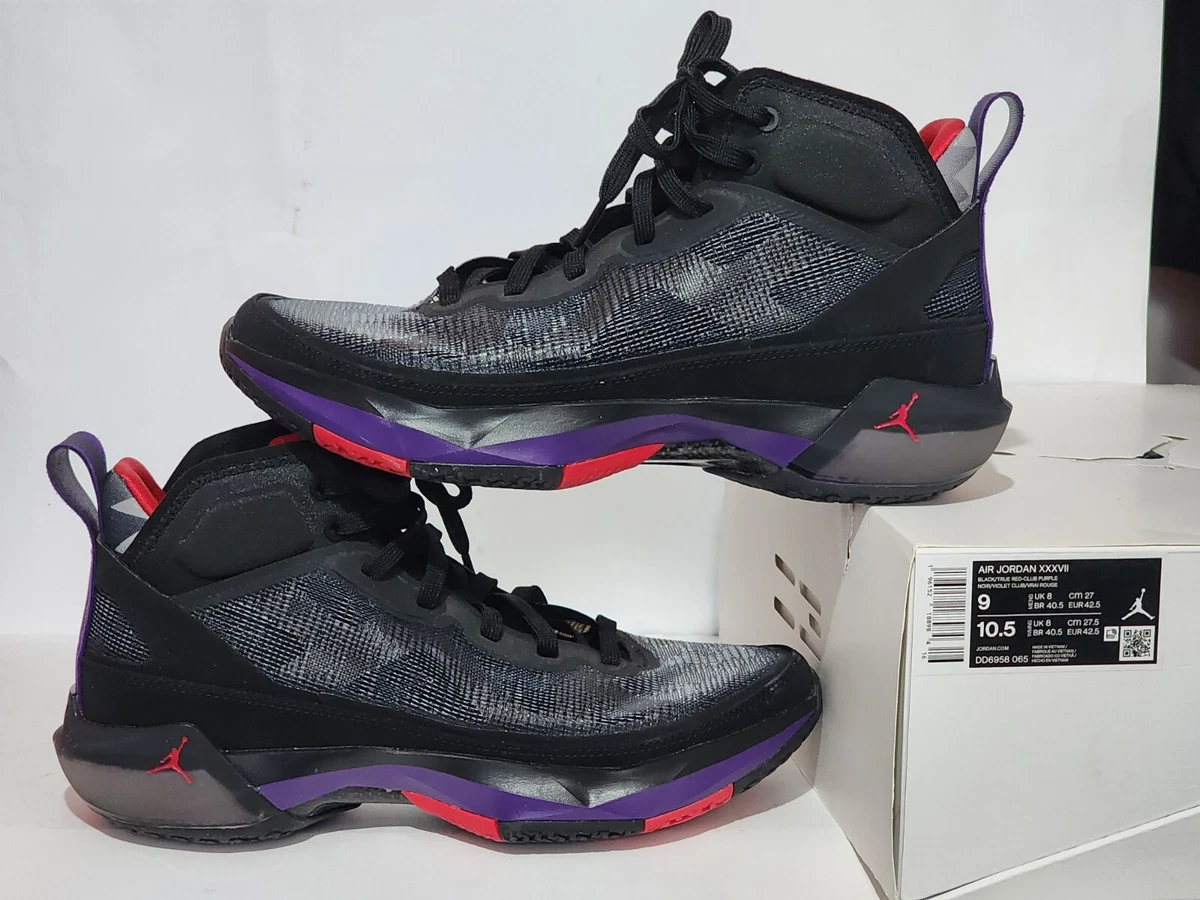 Jordan 9 shop black and purple