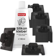 Klebehaken mit Montagekleber Extra Stark Draußen Fixierung für Katzennetz Balkon