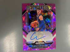 Christian Braun 2023 Prizm Draft Purple Ice Legacy Signatues Auto 70/99