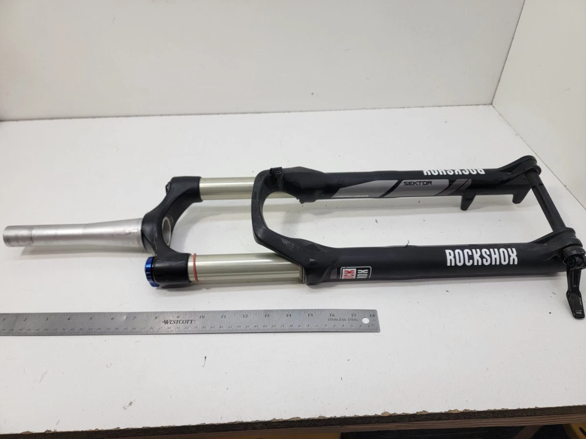 Fourche Suspension Rockshox Recon 130mm 27.5" - Déport 37mm - Tubes 185mm - Noir - Occasion